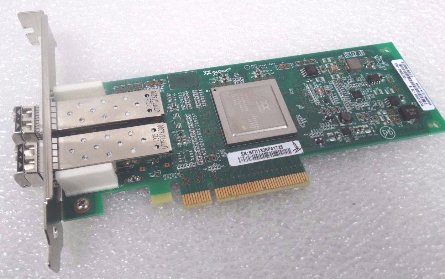 Dell QLogic QLE2562 8GB PCIe Dual Port Fibre Channel HBA Card (MFP5T)