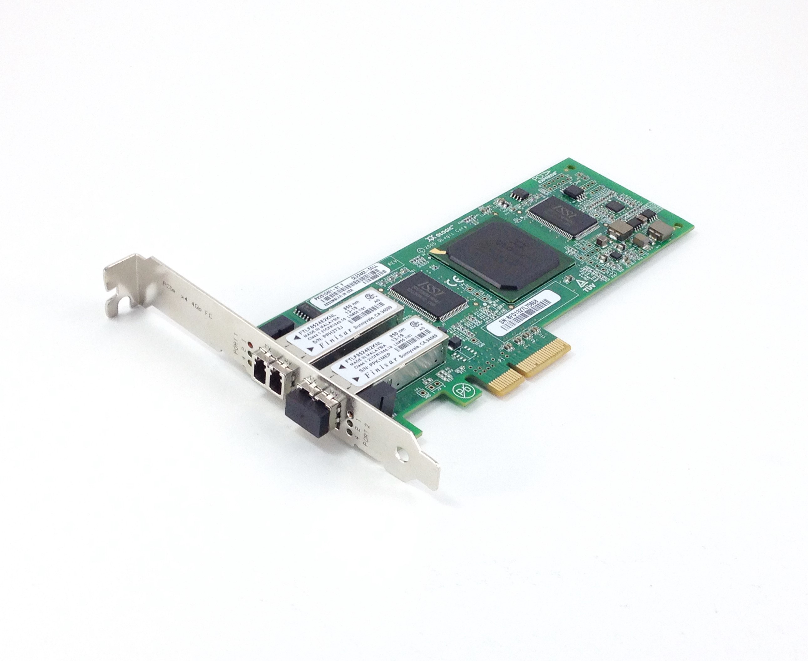 Qlogic 4GB Dual Port Channel Fibre Channel X4 PCI-E Host Bus Adapter (QLE2462)