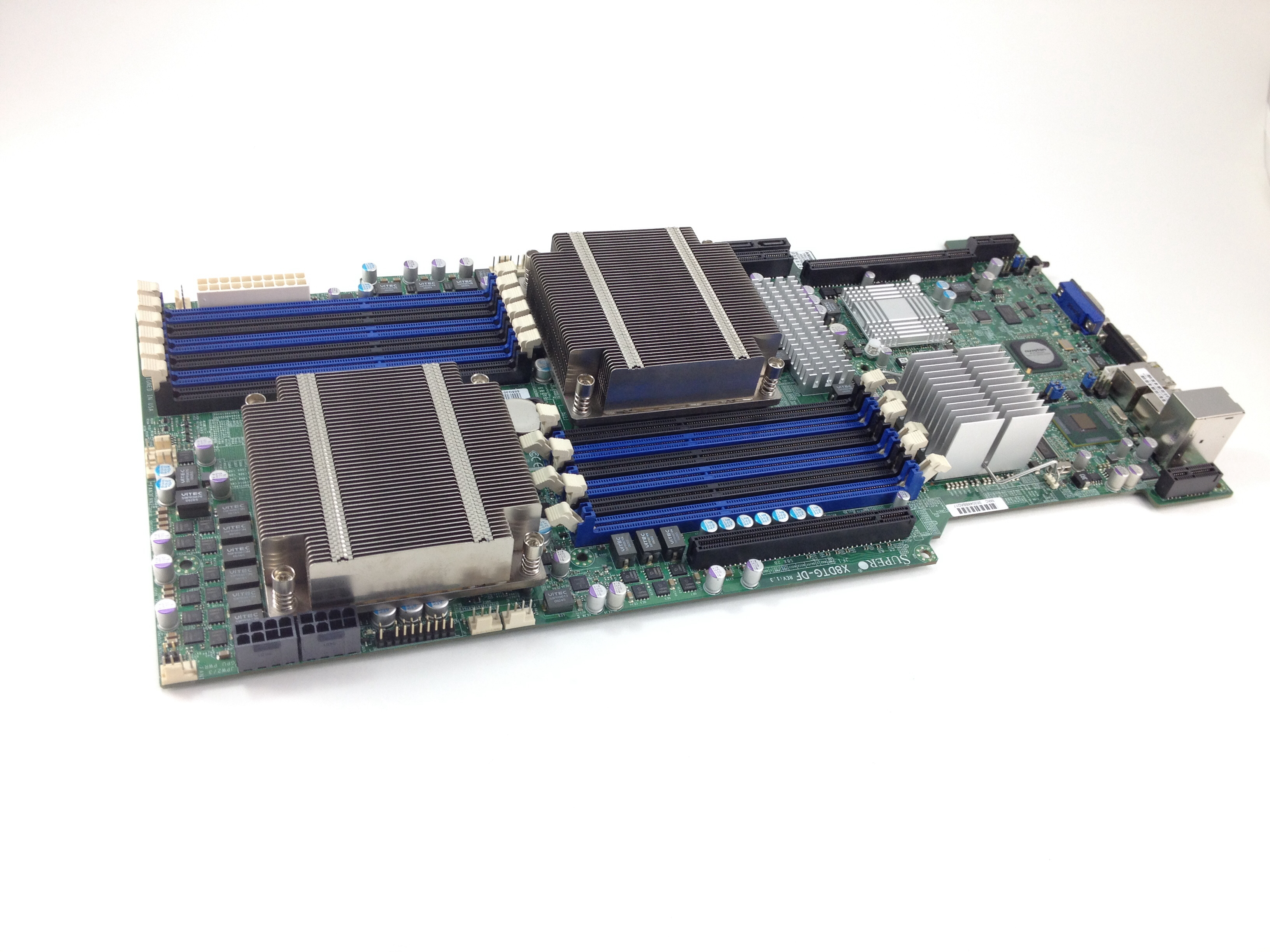 Supermicro Dual LGA 1366 System Board w/ Heatsinks (X8DTG-DF)
