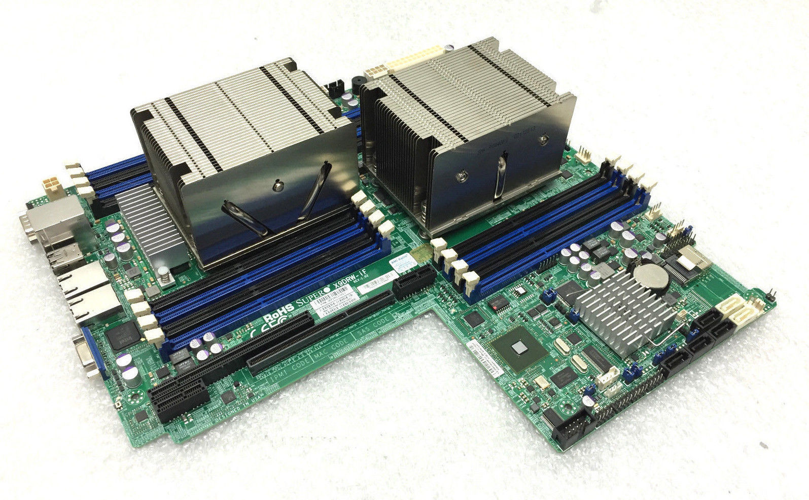 Supermicro Intel C602 Dual LGA2011 System Board w/ Heatsink (X9DRW-IF)