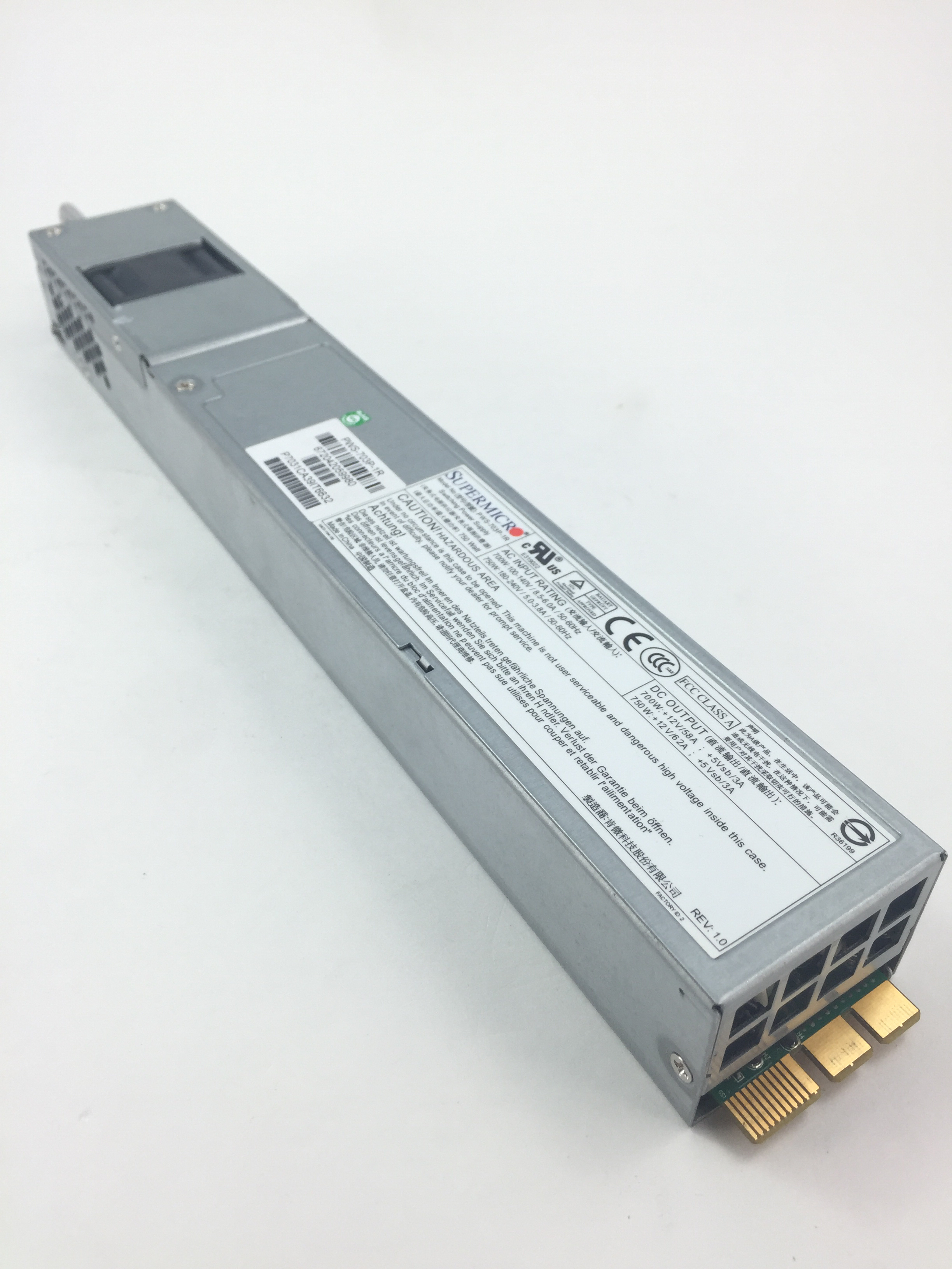 Supermicro  Module 700W 1U Server Power Supply (PWS-703P-1R)
