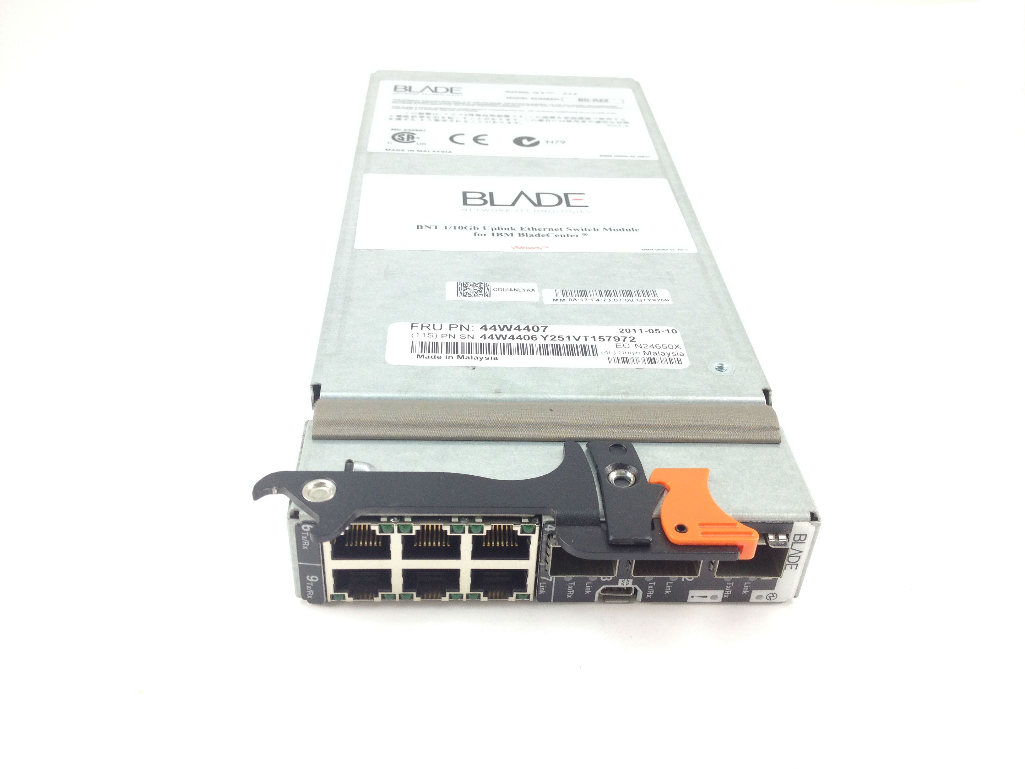 IBM Nortel Bnt Bladecenter 1/10GB 6-Port Uplink Switch Module (44W4407)