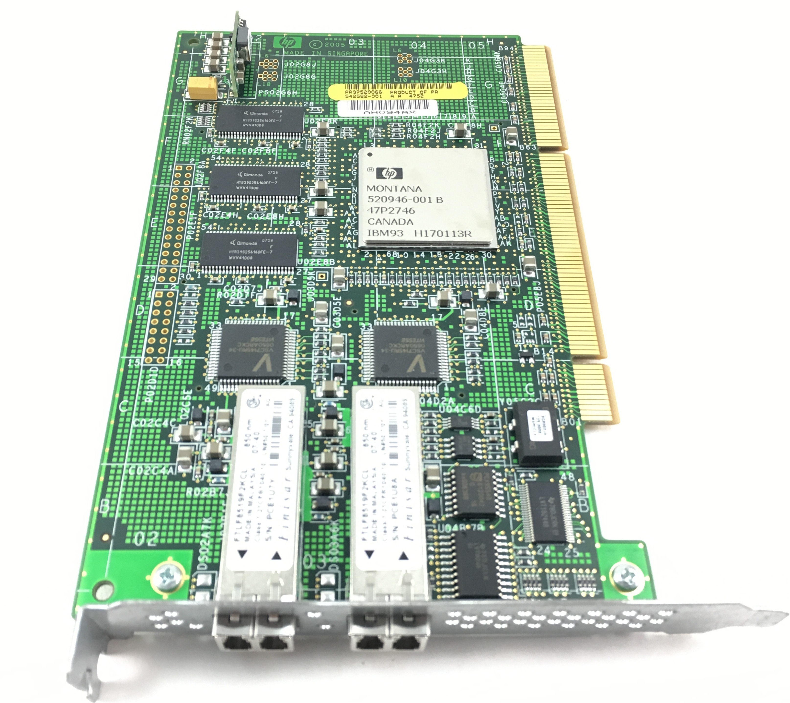 HP Ah094Ax 4GB Dual Port Pci-X Fibre Channel Host Bus Adapter (542582-001)