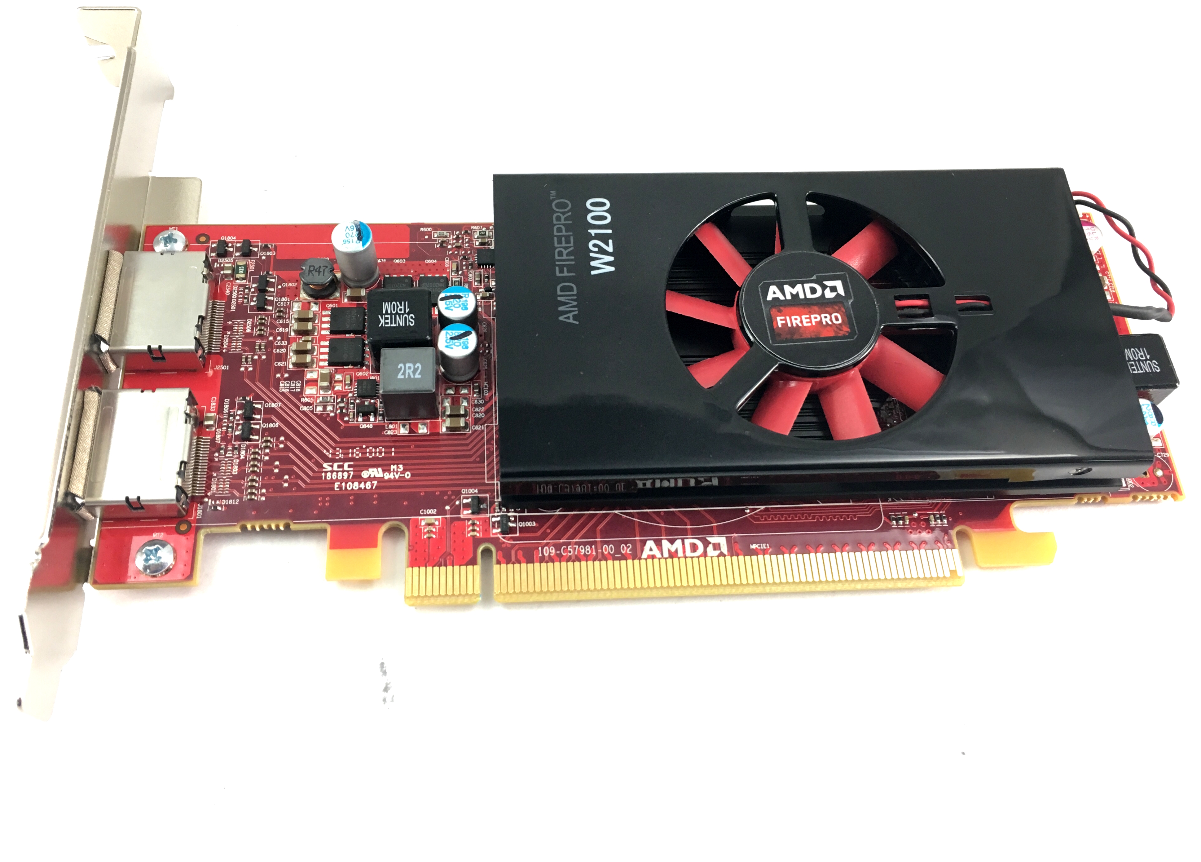 DELL AMD FIREPRO W2100 DDR3 2GB DUAL DISPLAY VIDEO CARD (Y5FR3)