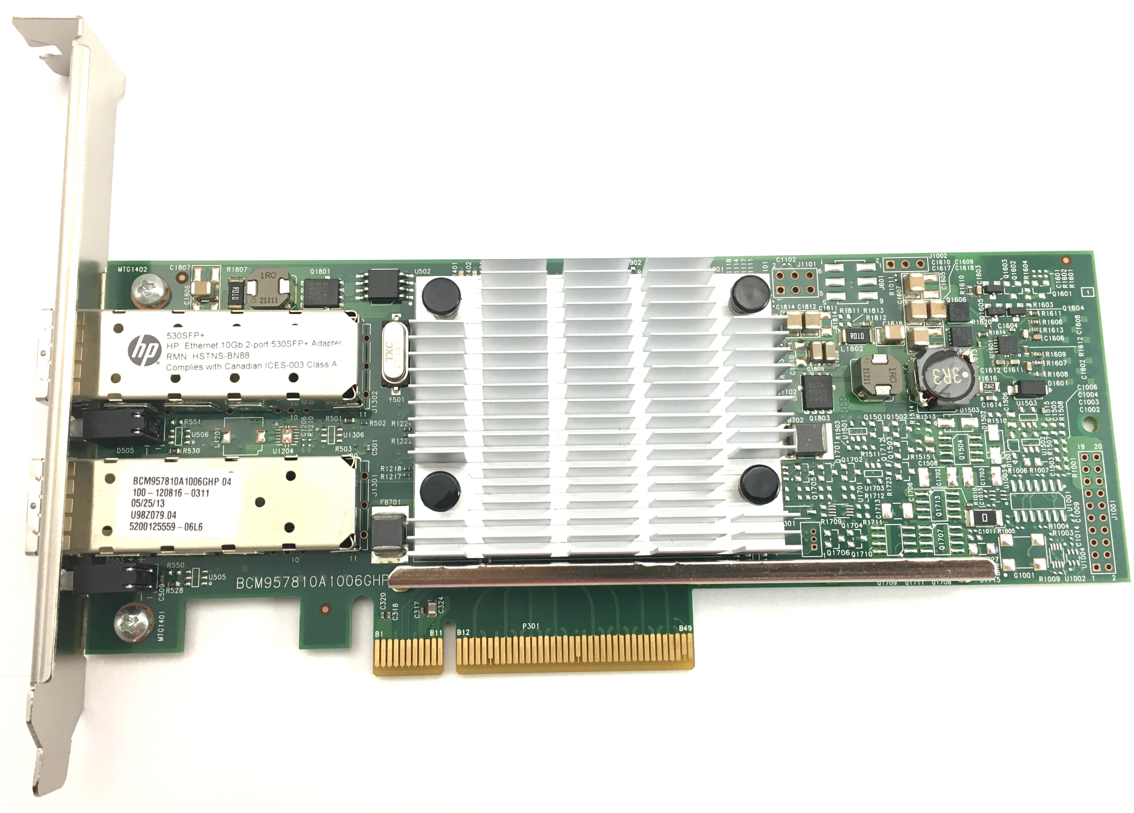 HP Ethernet 10GB 2-Port 530SFP+ Adapter Card (656244-001)