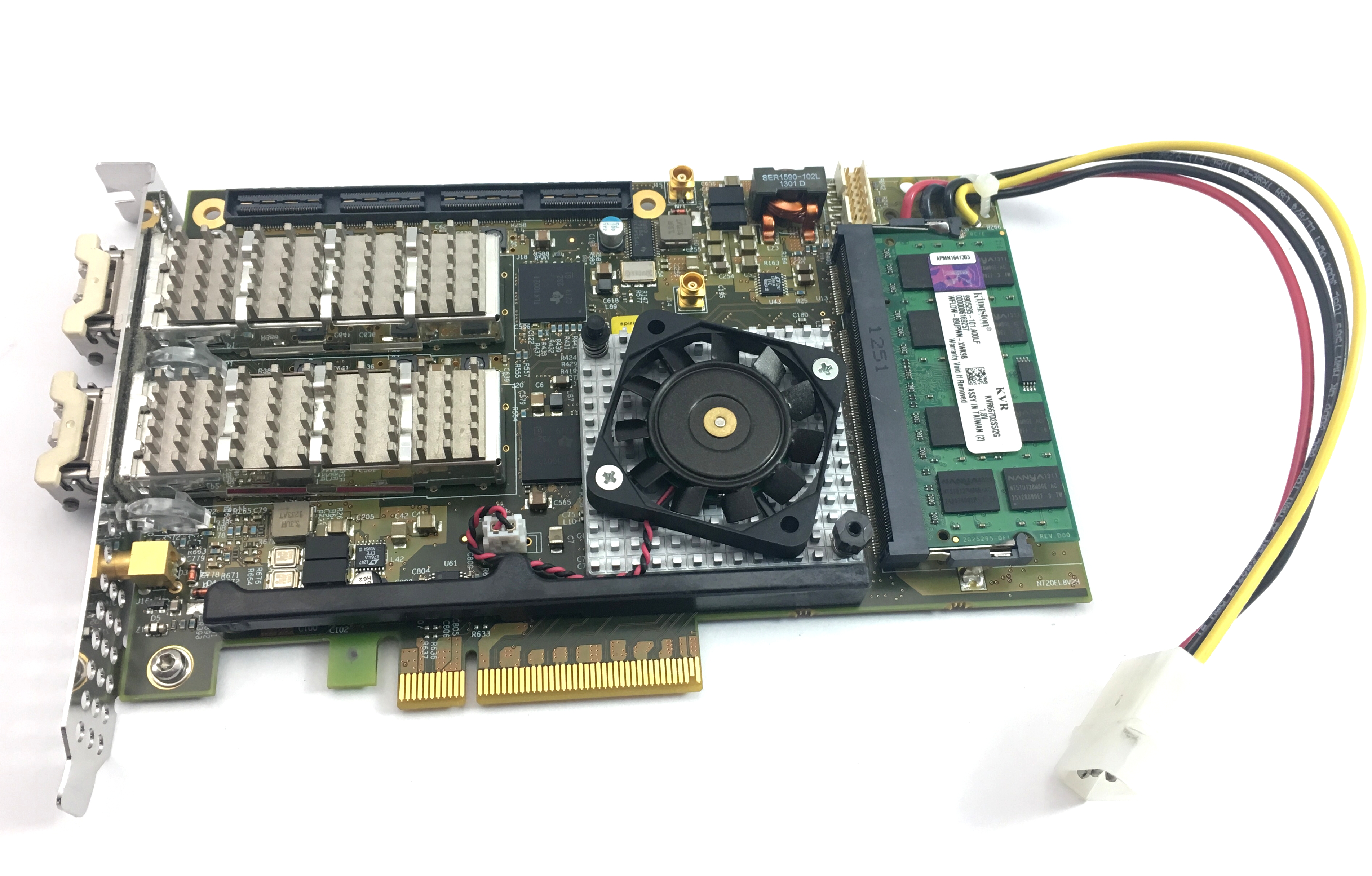 NAPATECH NT20E 2-PORT 10GB PCI-E 2GB NETWORK INTERFACE CARD (810-0023-01-05)