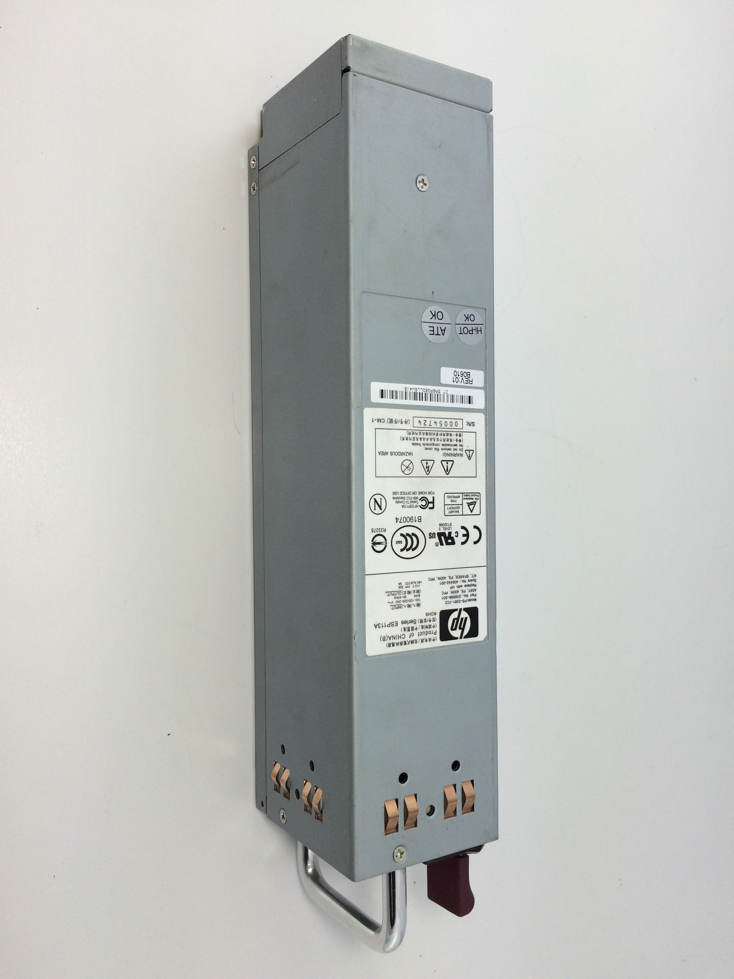 Eva8000 Hot-Pluggable Power Supply Msa70 (406442-001)