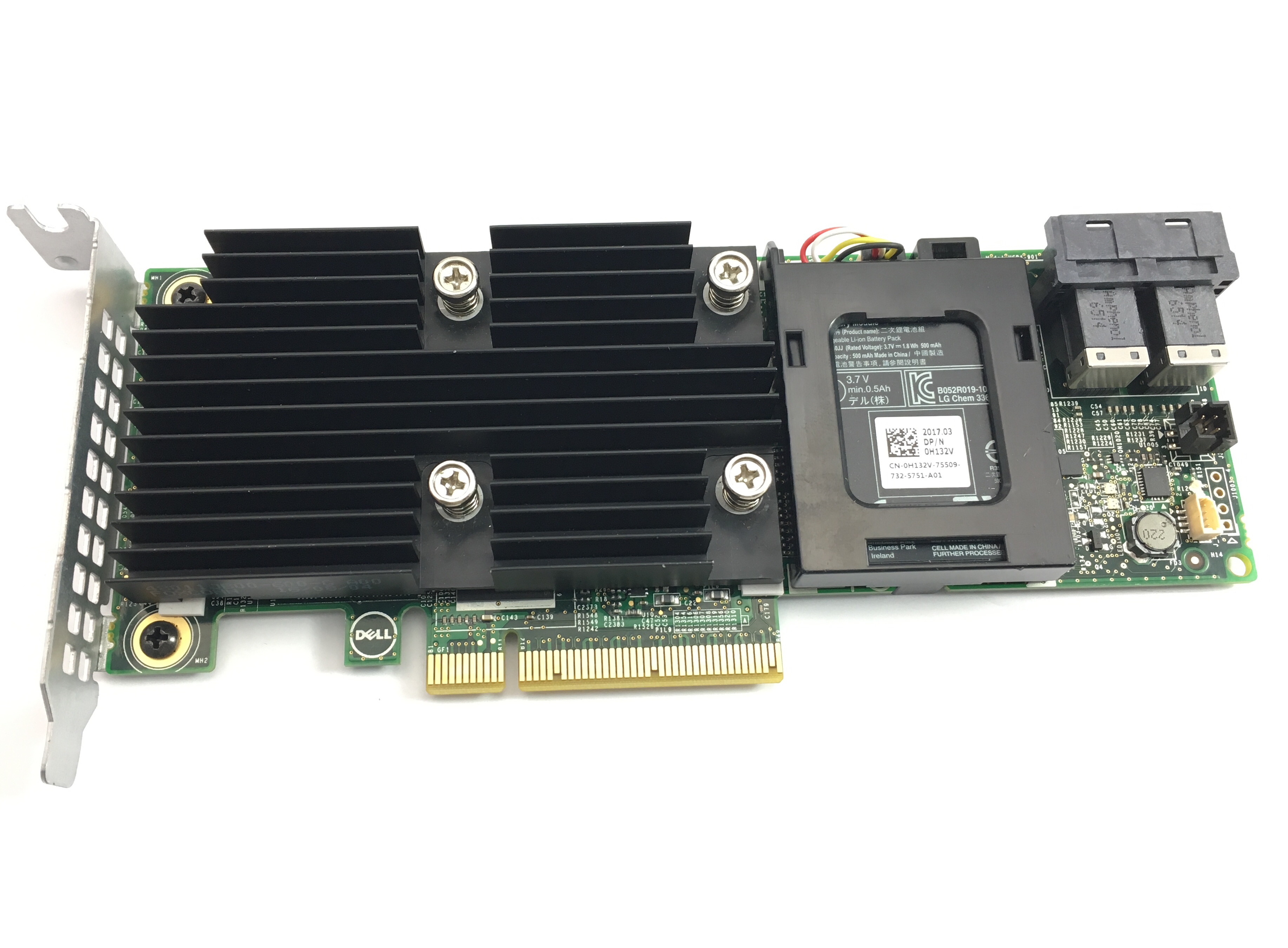 Dell PERC H730 12Gbps 8-Port 1GB NV SAS PCIe RAID Controller (5P6JK)