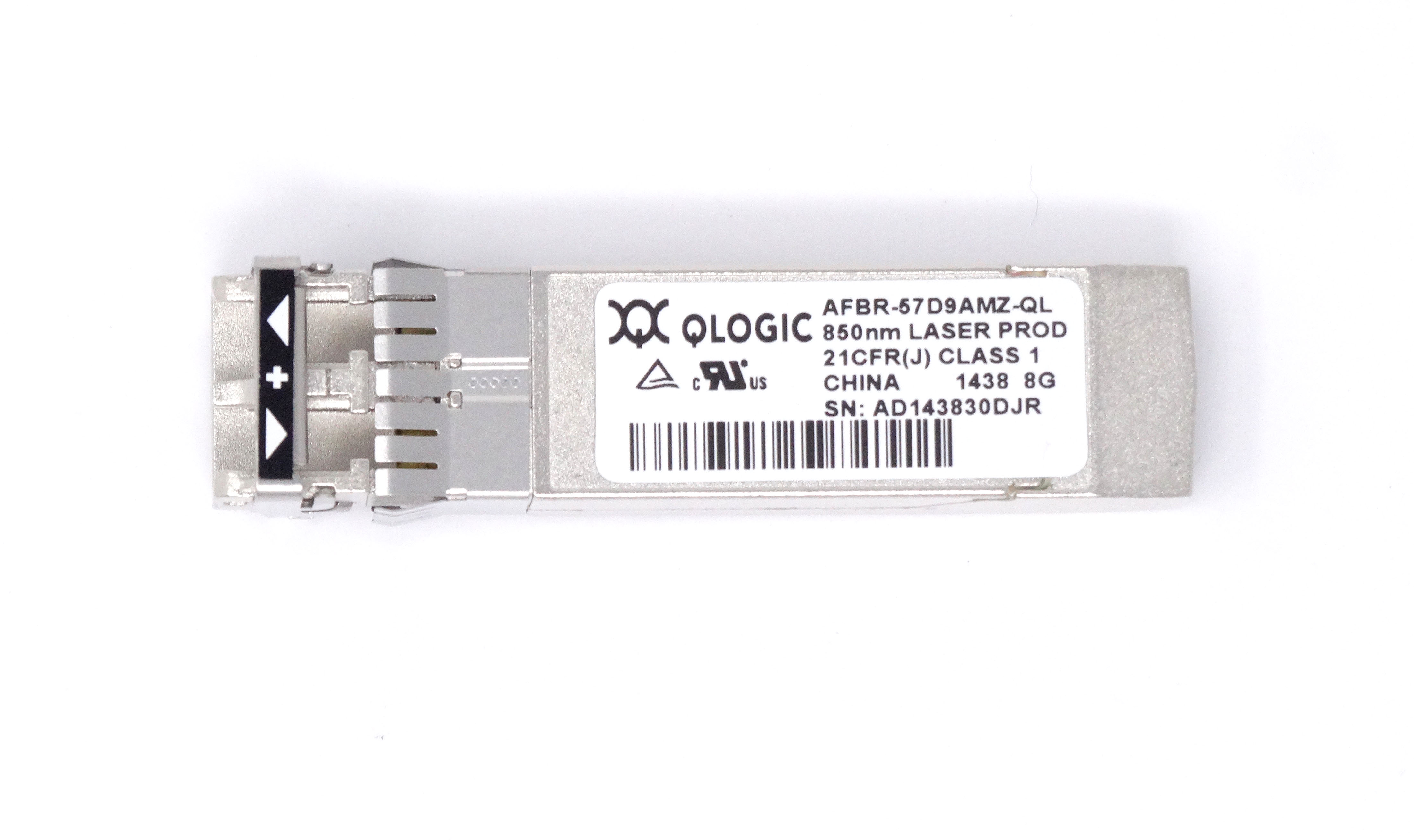 QLOGIC 8GB SFP 850NM TRANSCEIVER (AFBR-57D9AMZ-QL)