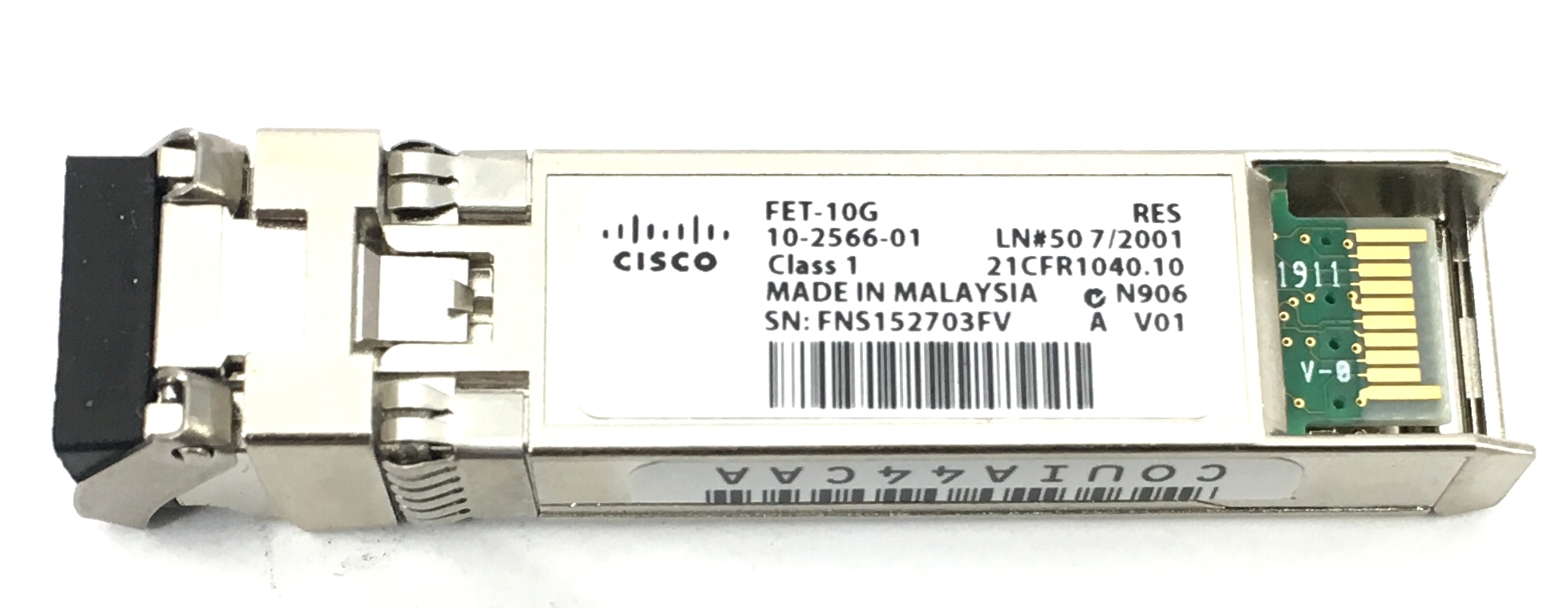 CISCO FET-10G 10GBE FABRIC EXTENDER TRANSCEIVER (10-2566-01)