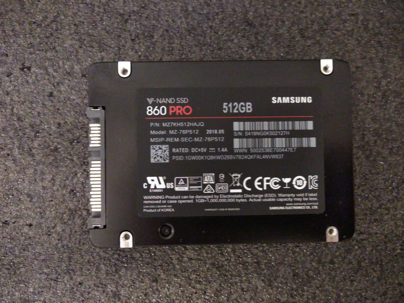 Samsung 860 Pro 512 Купить