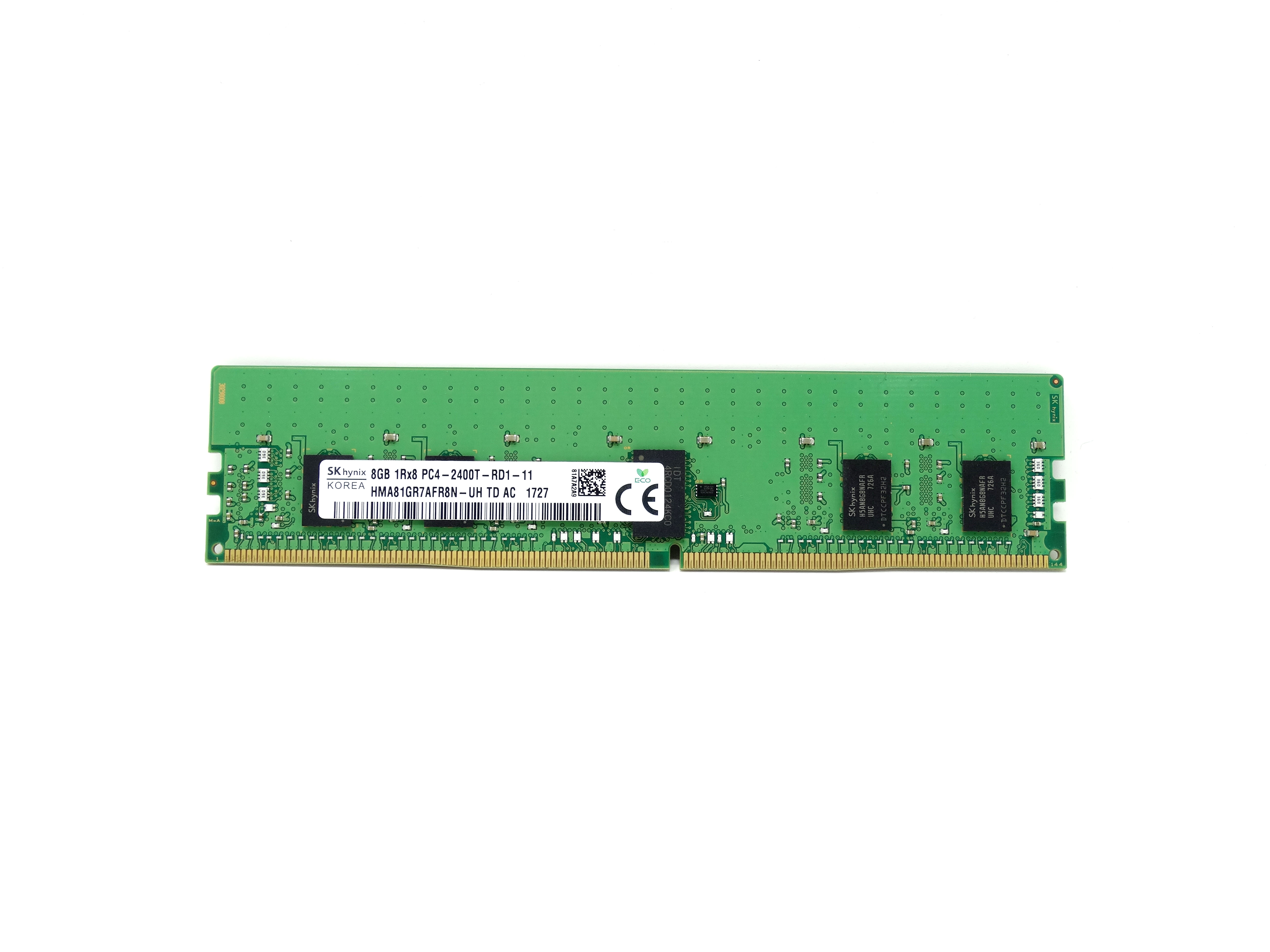 Hynix 8GB 1RX8 PC4-2400T DDR4 2400MHz ECC REG Server Memory RAM (HMA81GR7AFR8N-UH)