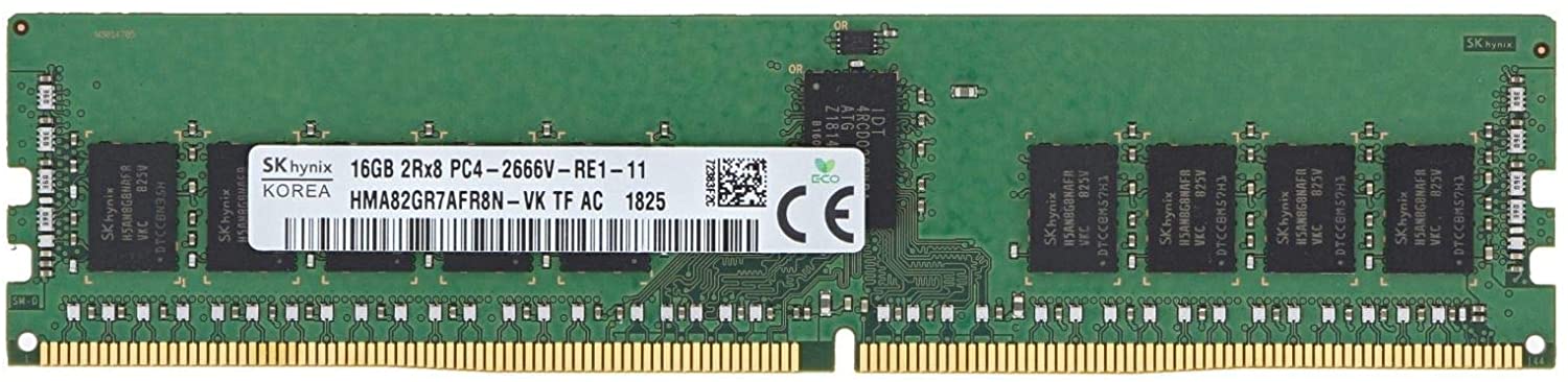 Hynix 16GB 2Rx8 PC4-2666V DDR4 ECC Registered Memory (HMA82GR7AFR8N-VK)