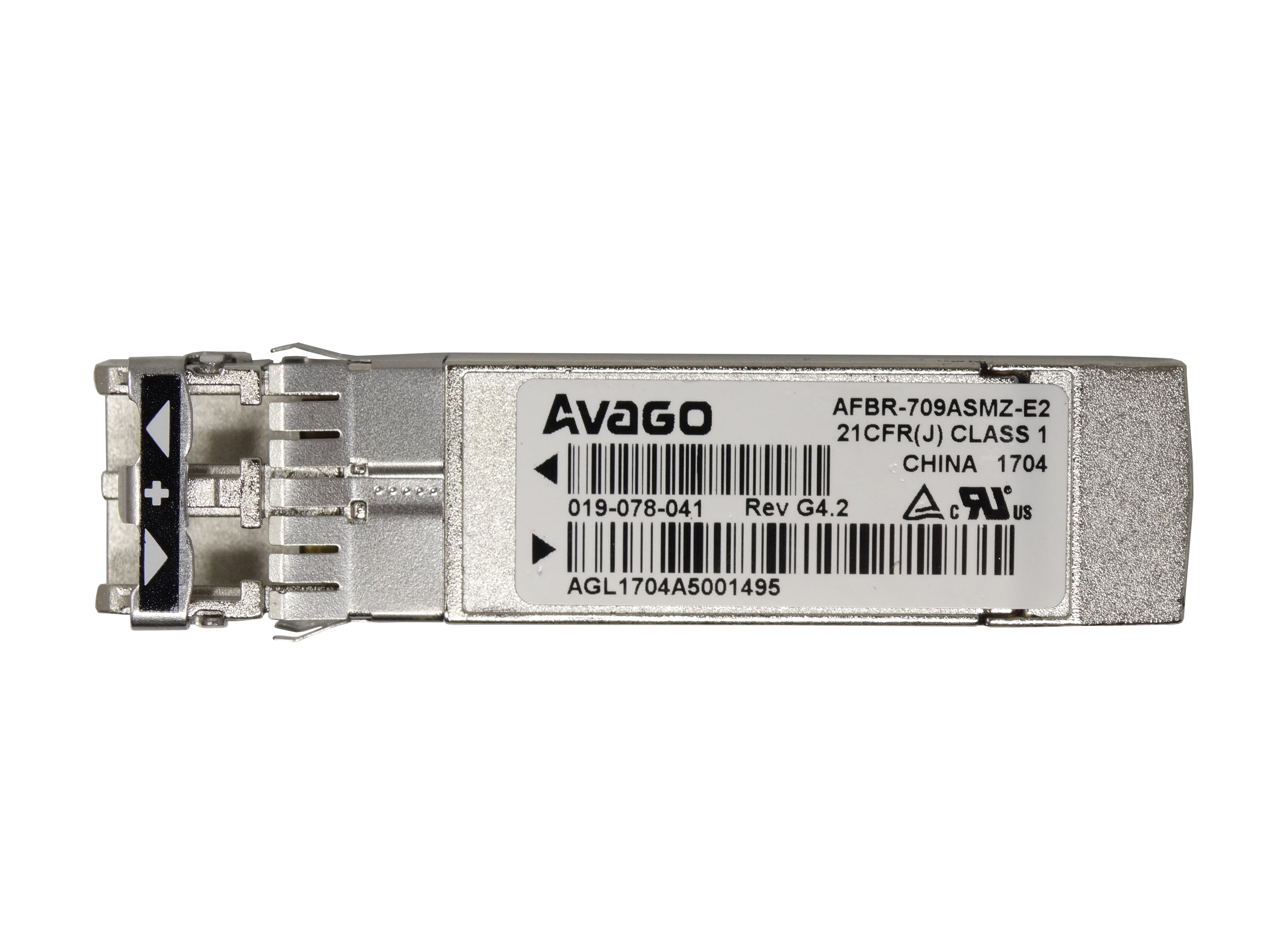 Avago AFBR-709ASMZ-E2 10GbE Ethernet 10GBASE-SR SFP 850nm LC EMC 019-078-041 