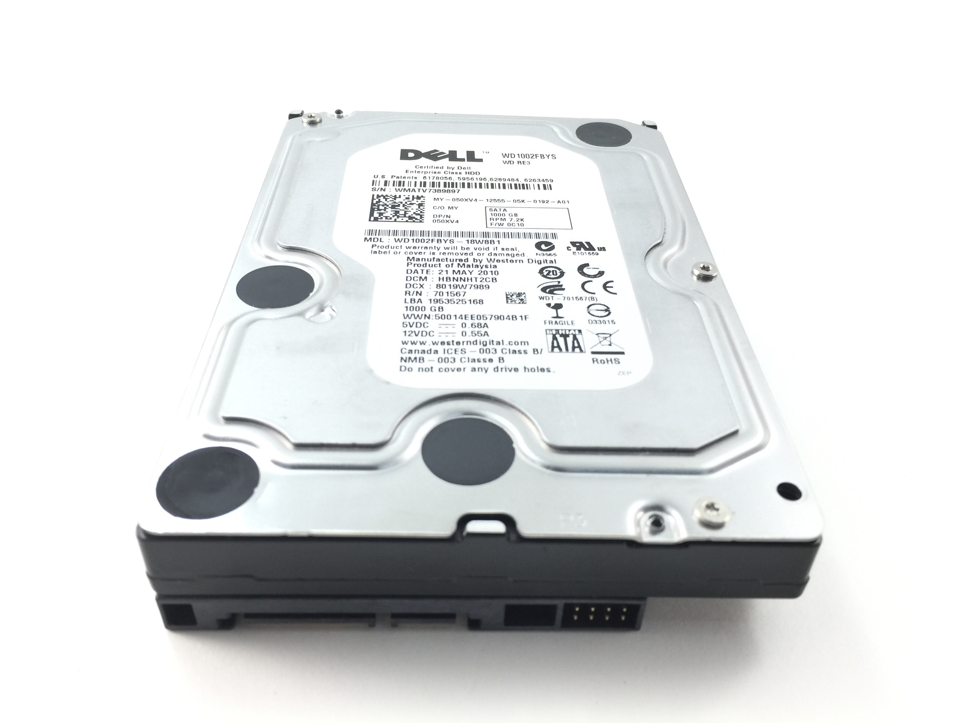 Dell 1Tb 7.2K SATA 3.5'' Hard Drive (50XV4)