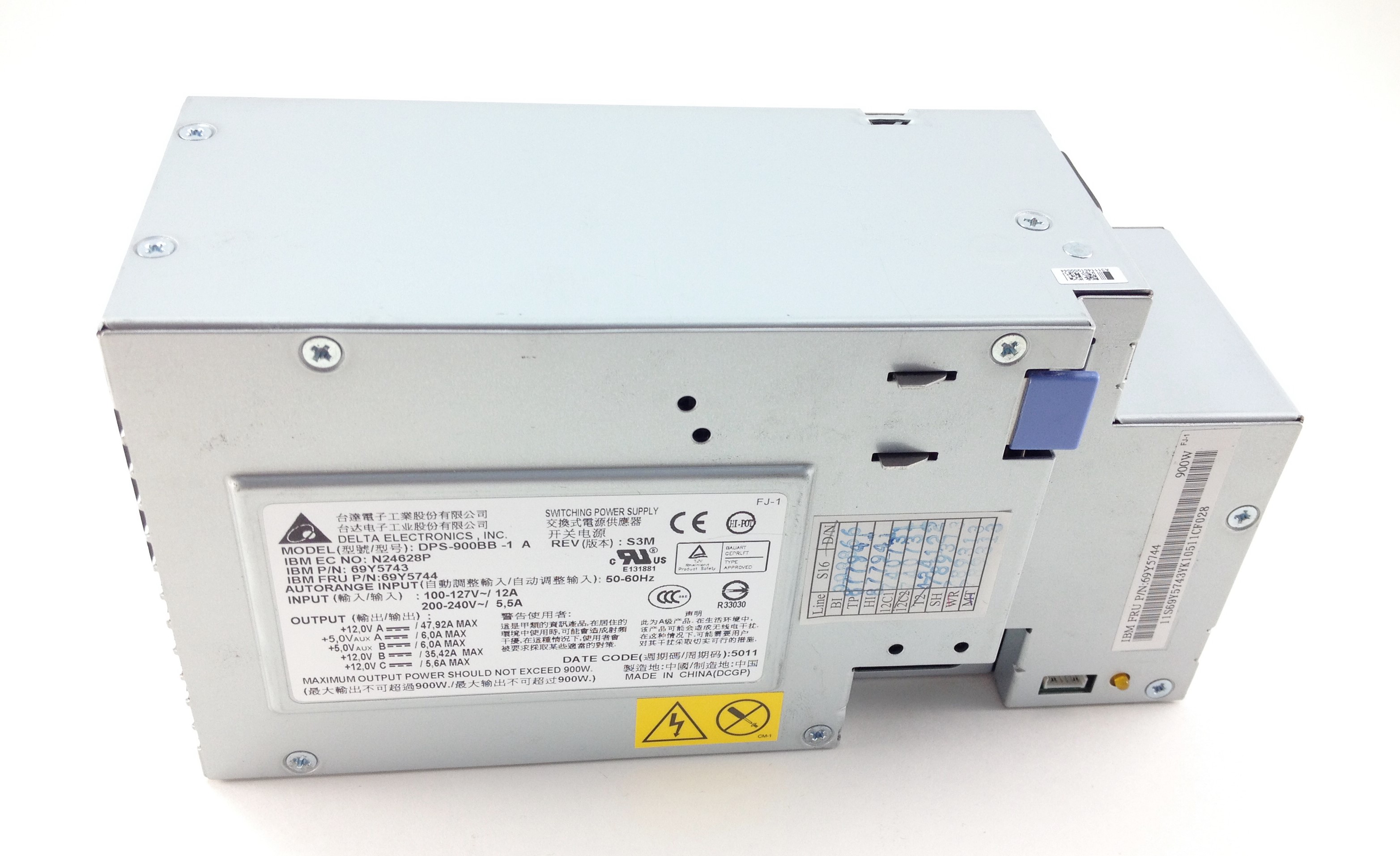 IBM System X Idataplex Dx360 M3 900W Power Supply (69Y5744)